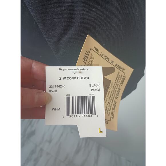 Vtg Ozark Trail Corduroy Flannel Plaid Lined Shacket Men's Large NWT Dead Stock - Picture 4 of 8